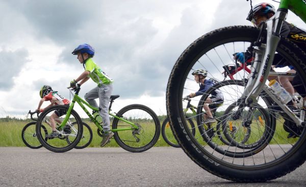 Kinder Radrennen