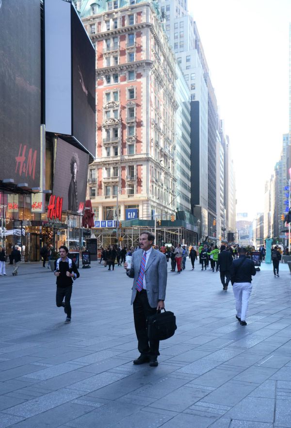 New York Strasse Street Pause