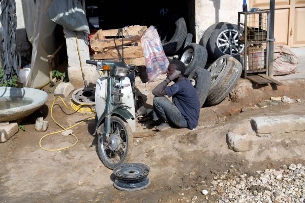 Tanzania Sansibar Werkstatt