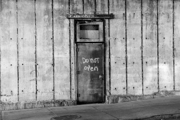 New York Strasse Street Eingang zu